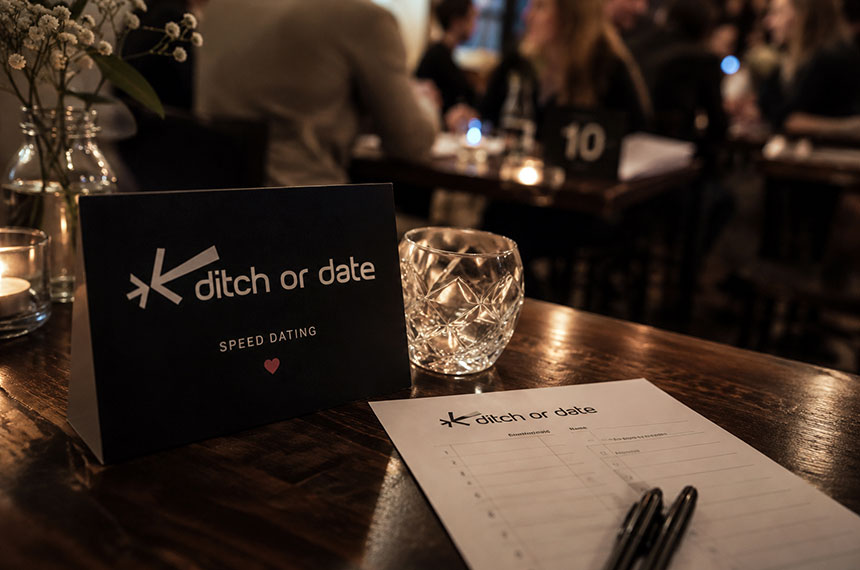 Speed dating event